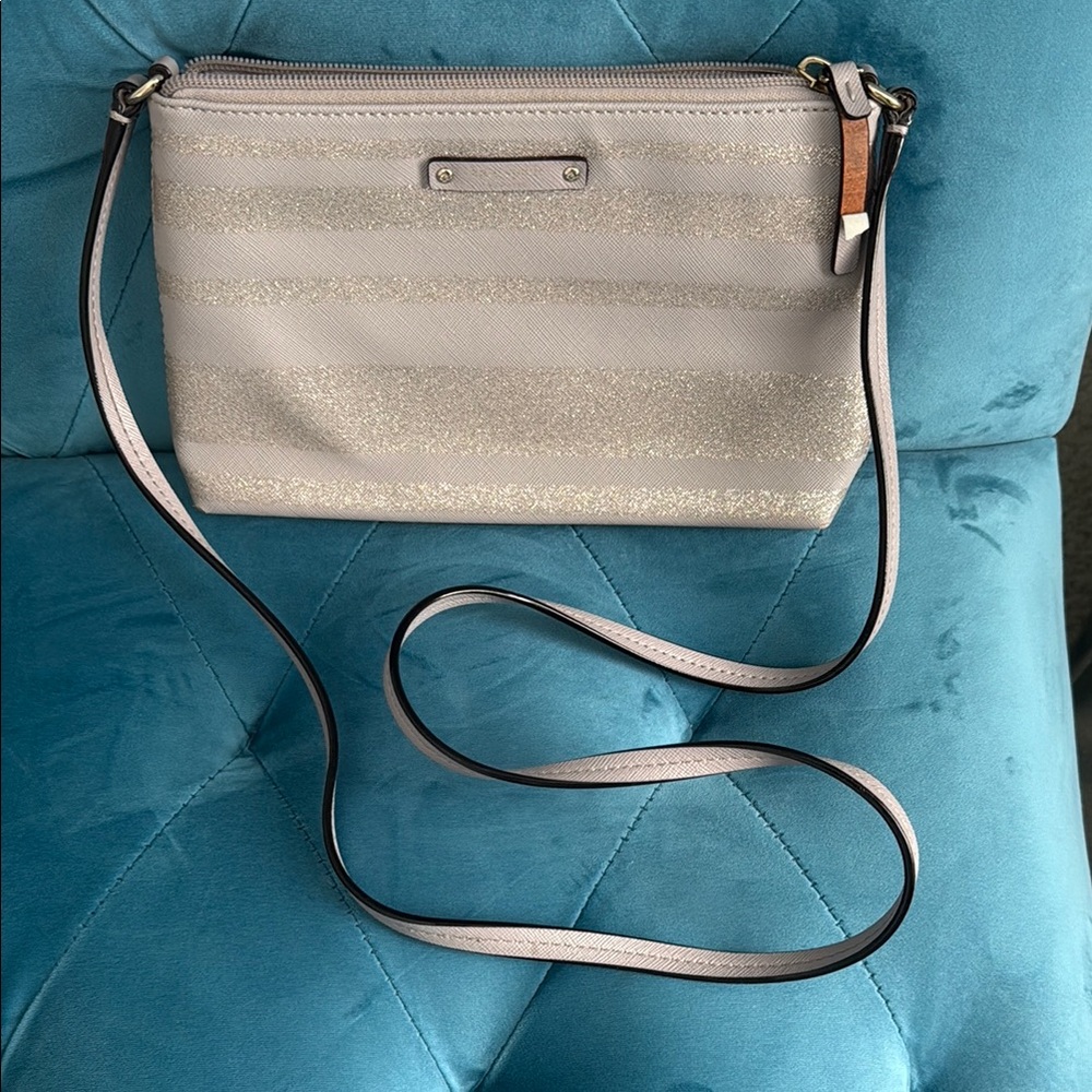 Lavender Sparkle Crossbody Bag